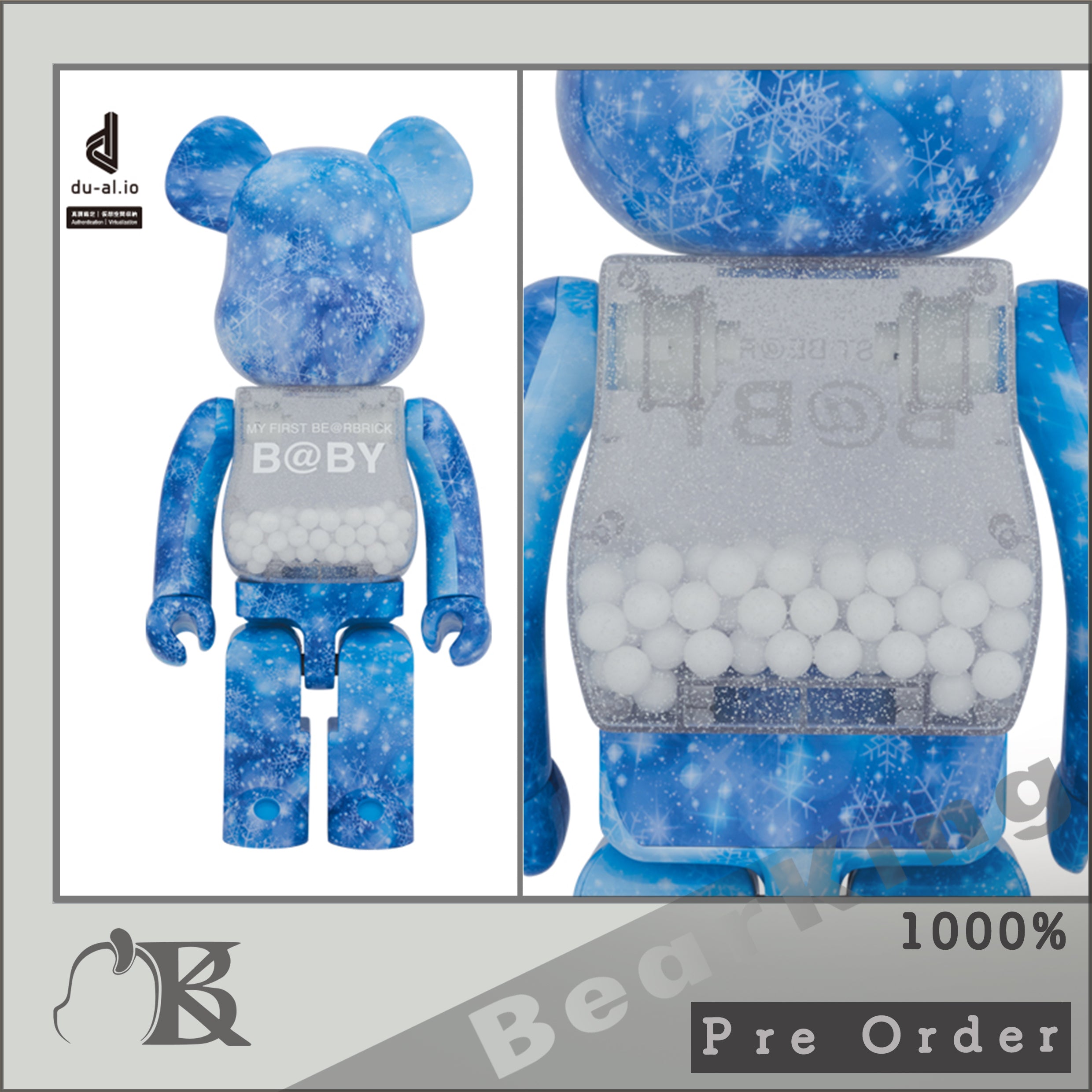 Be@rbrick Baby Snow 1000% 雪花