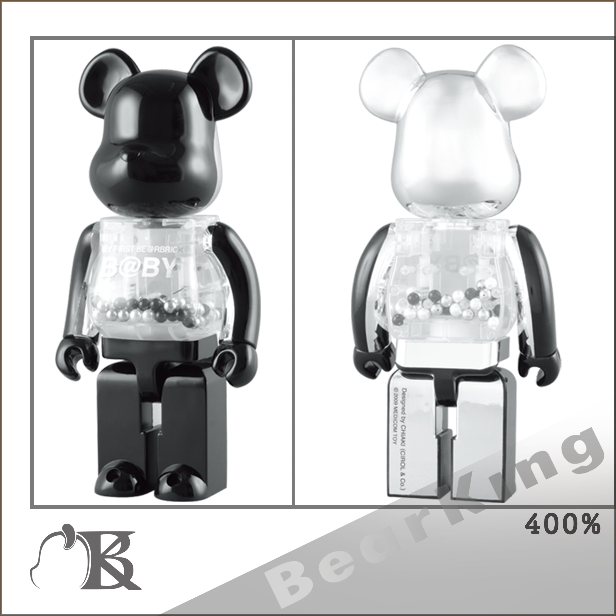 MY FIRST BE@RBRICK B@BY BLACK 400-