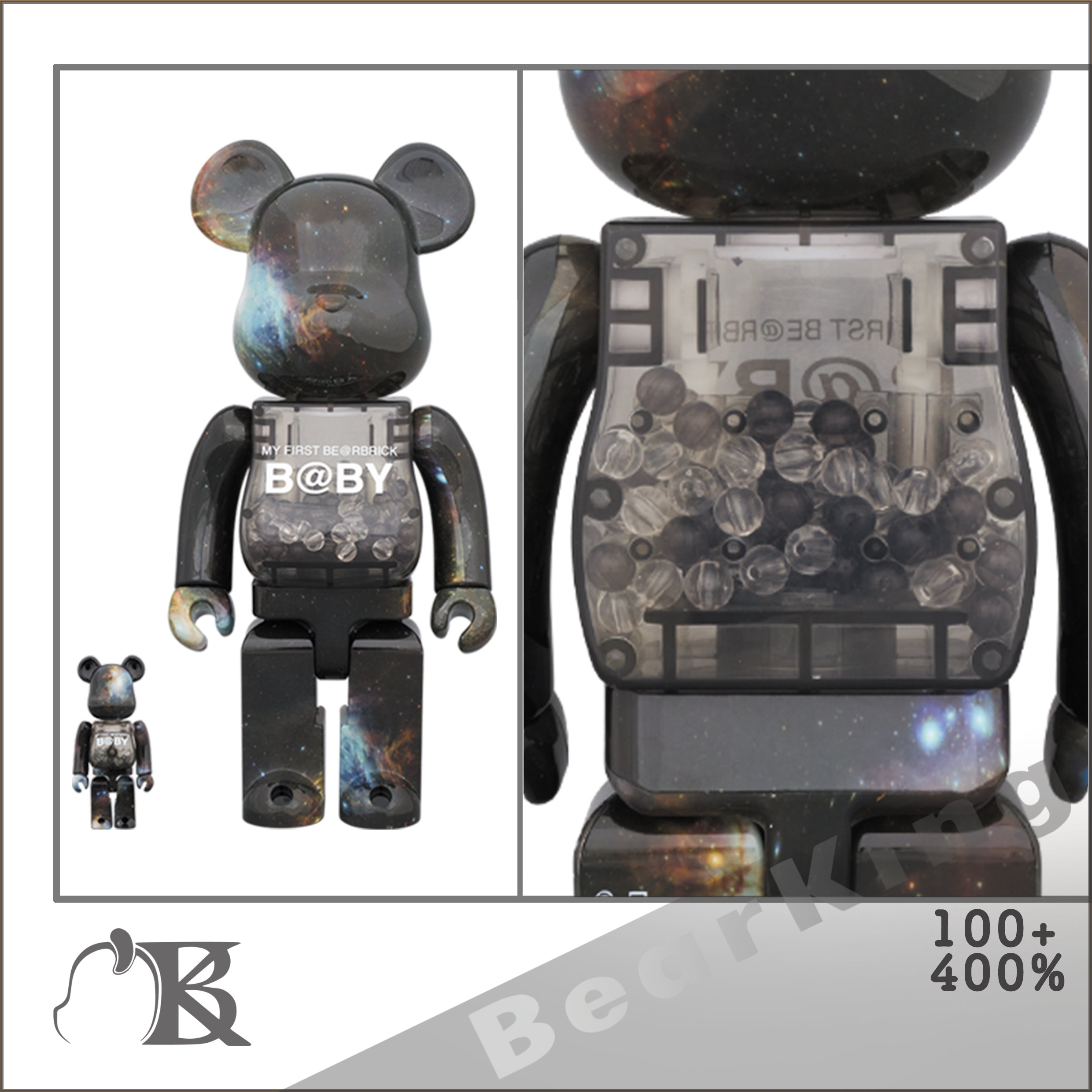 MY FIRST BE@RBRICK B@BY SPACE Ver.100％+400% 千秋 Baby 星空