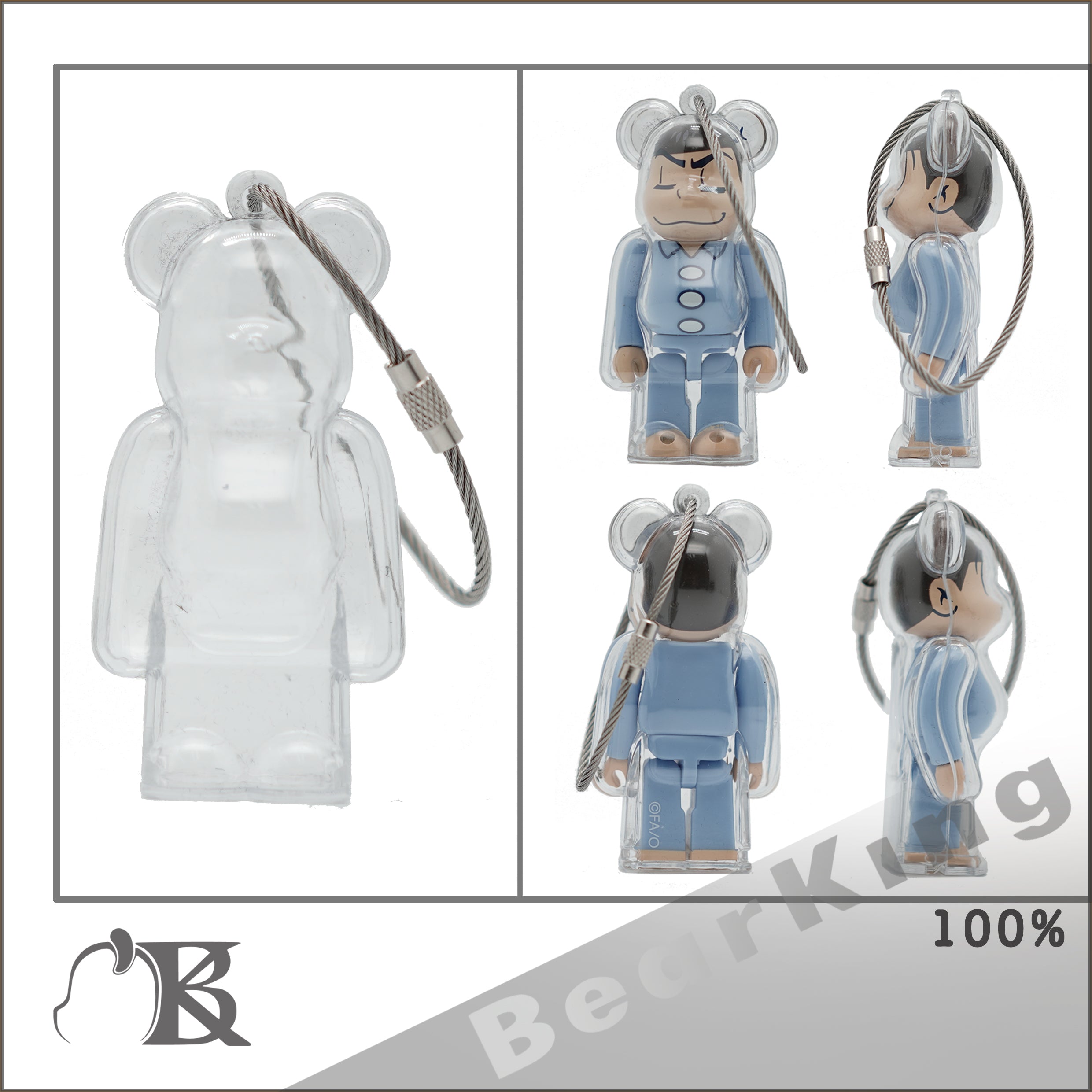 BE@RBRICK 100% 專用殼及繩