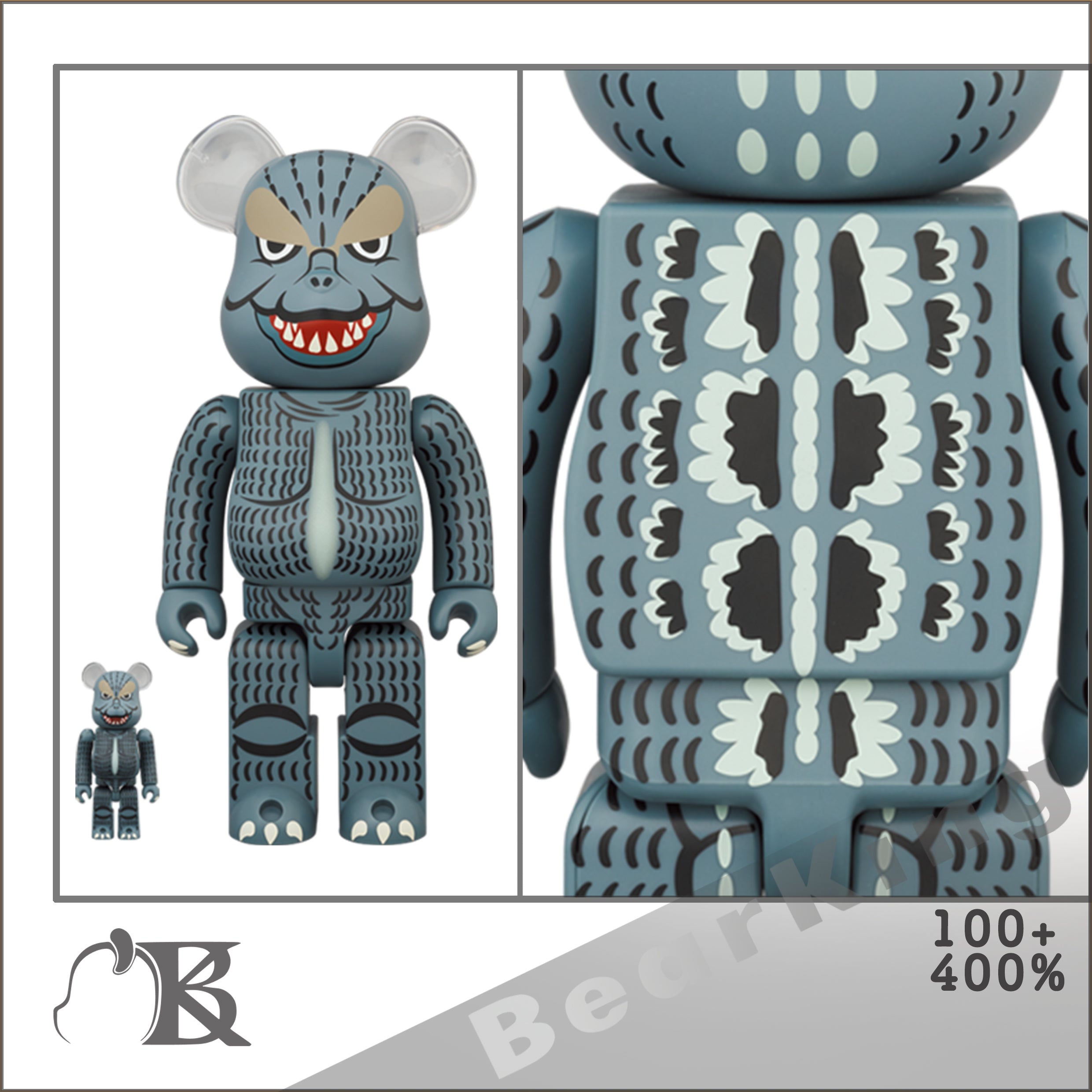 BE@RBRICK ゴジラ1964 (モスラ対ゴジラ) 100％ & 400％ 哥斯拉