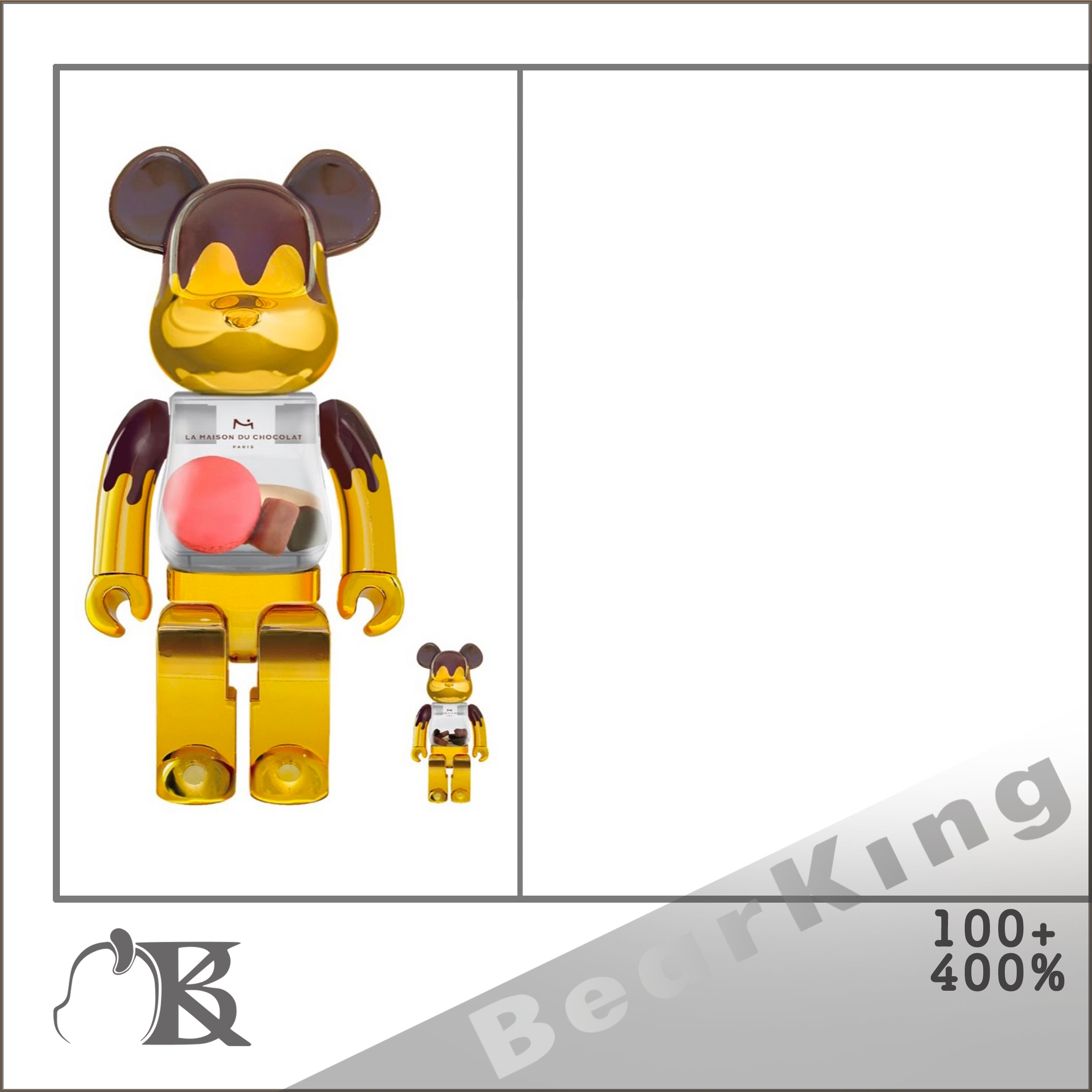 BE@RBRICK x La Maison du Chocolat 2021 100% & 400% 朱古力