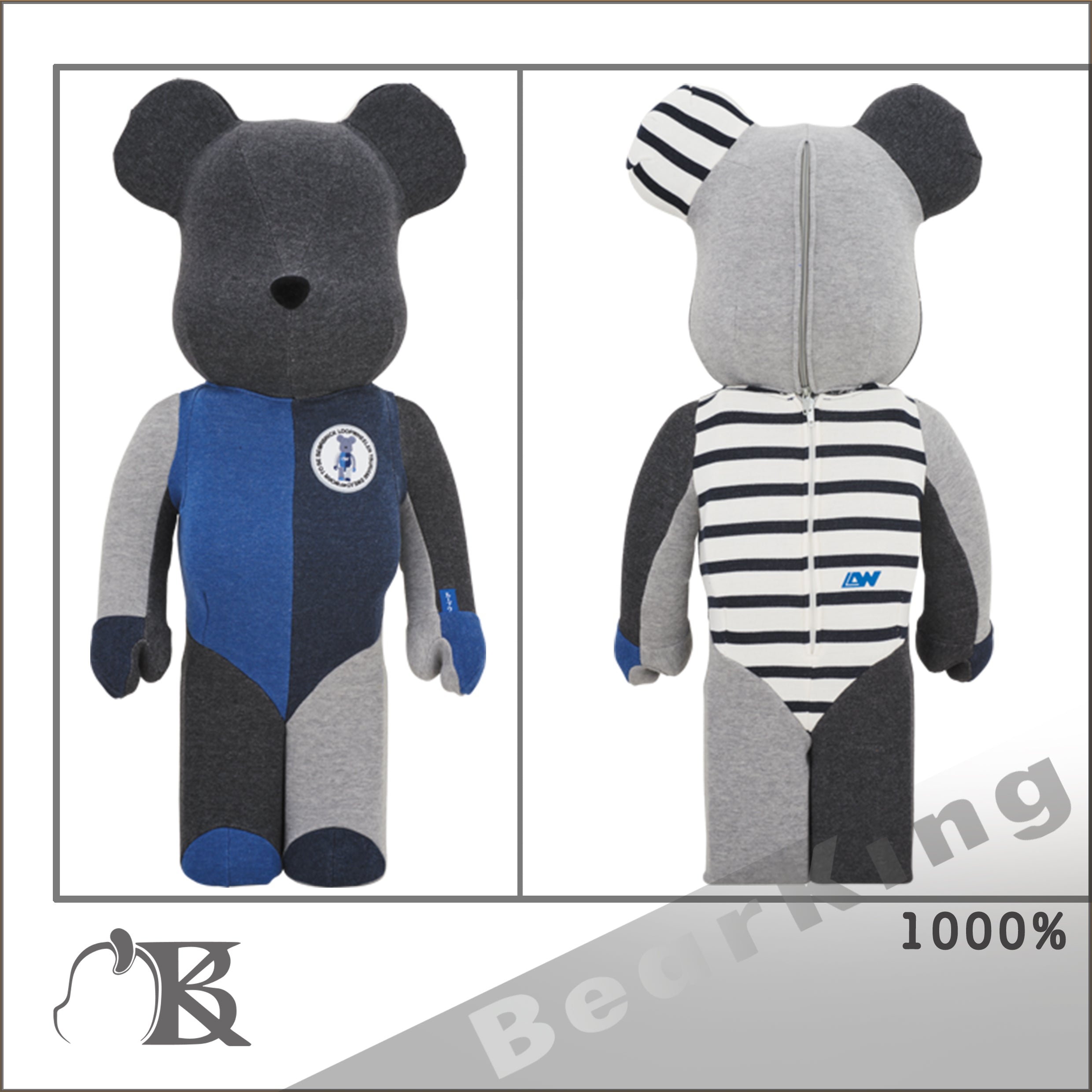 BE@RBRICK LOOPWHEELER 1000%