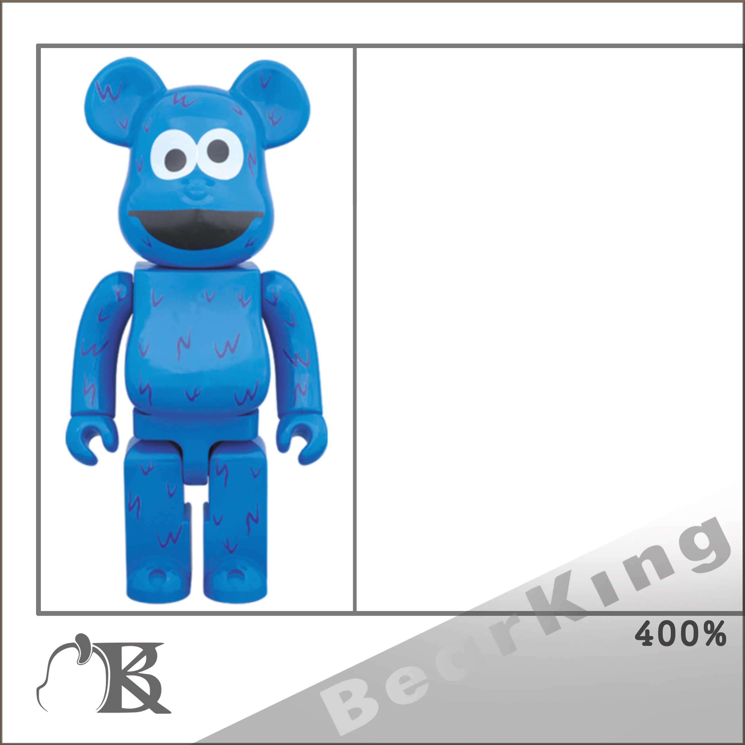 BE@RBRICK COOKIE MONSTER 400％ Sesame Street