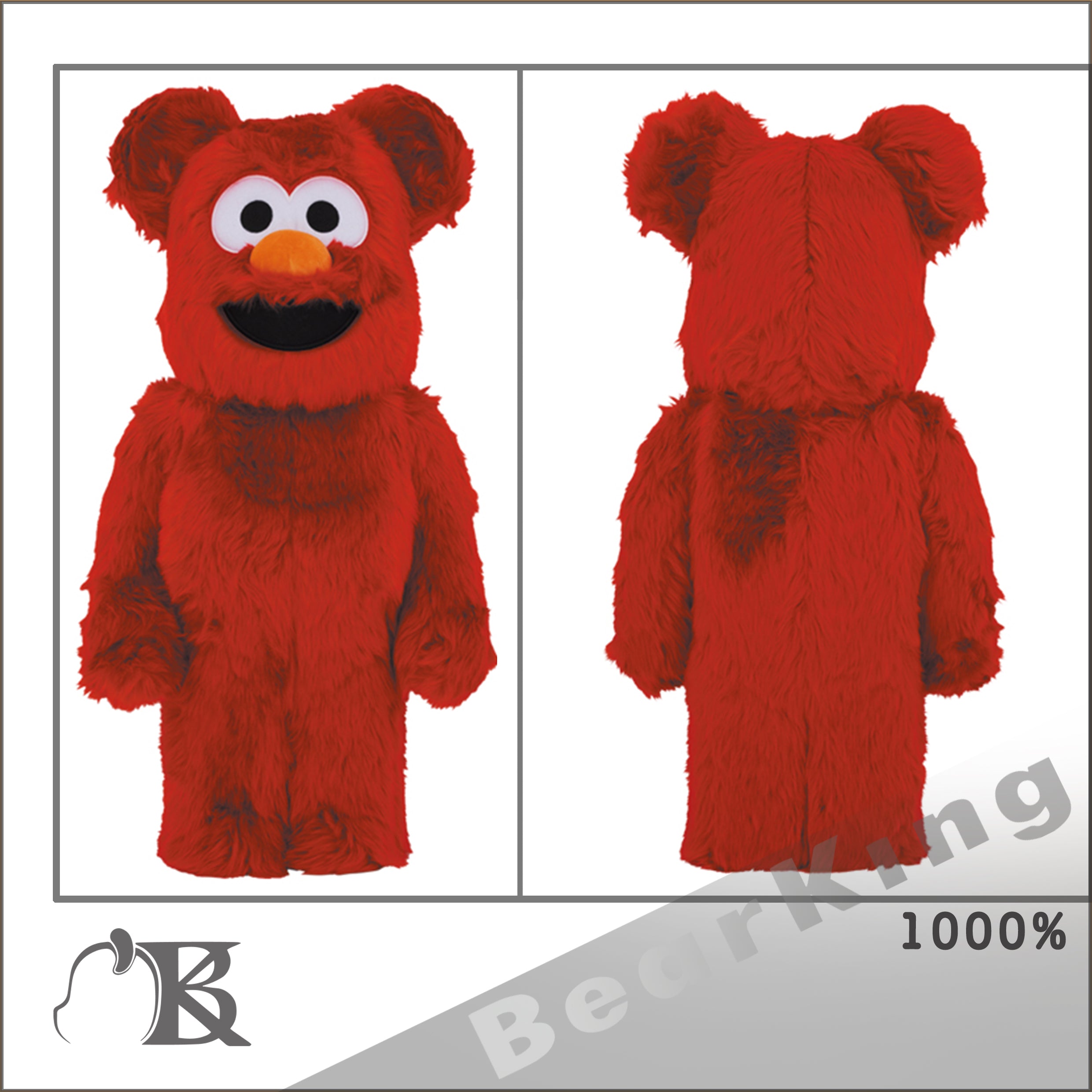 BE@RBRICK ELMO COSTUME VER2 1000％ Sesame Street 芝麻街