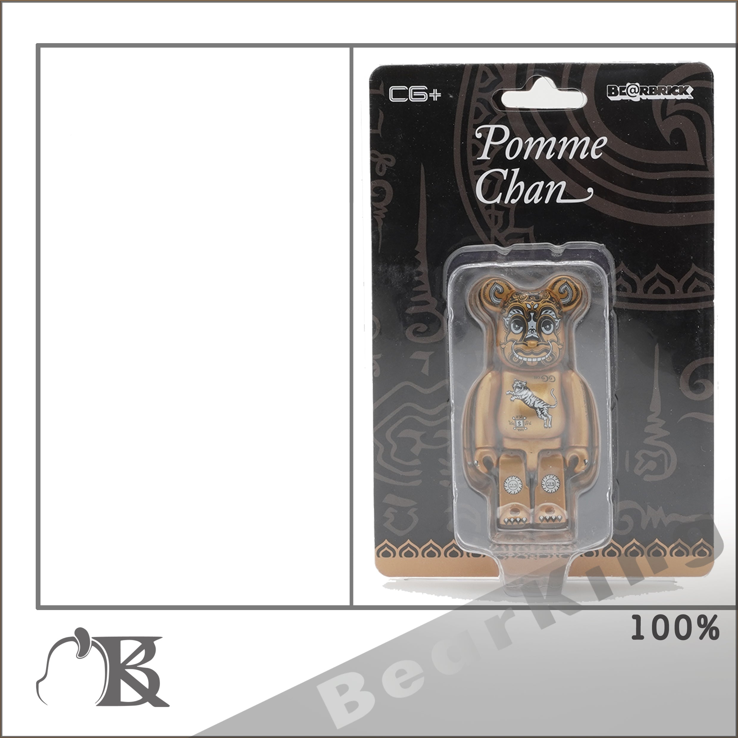 BE@RBRICK POMME CHAN 100% THAI 泰國 泰神 金虎 限量編號