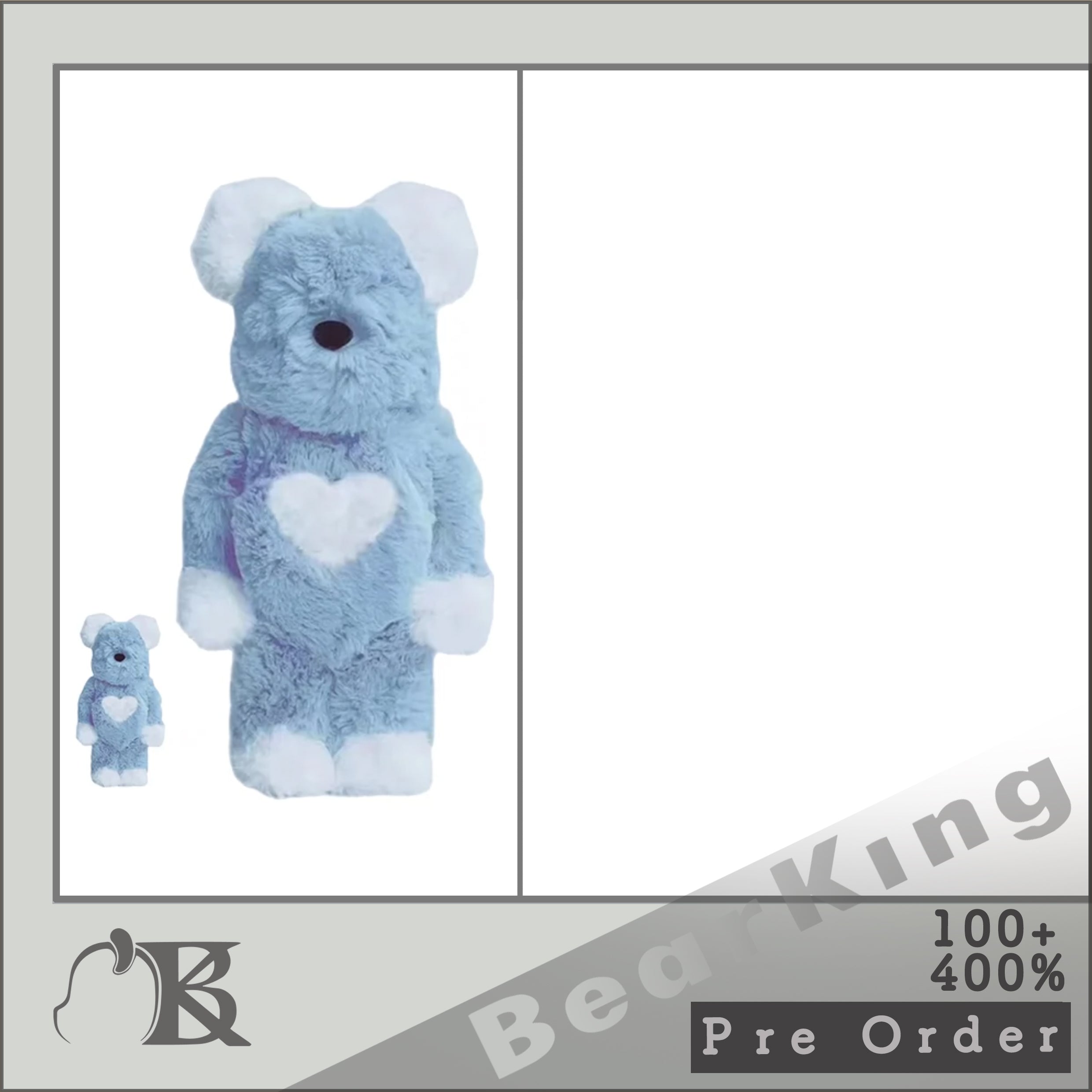 PreOrder 預訂BE@RBRICK VALMUER BABY BLUE 100% & 400% JUNE 2022