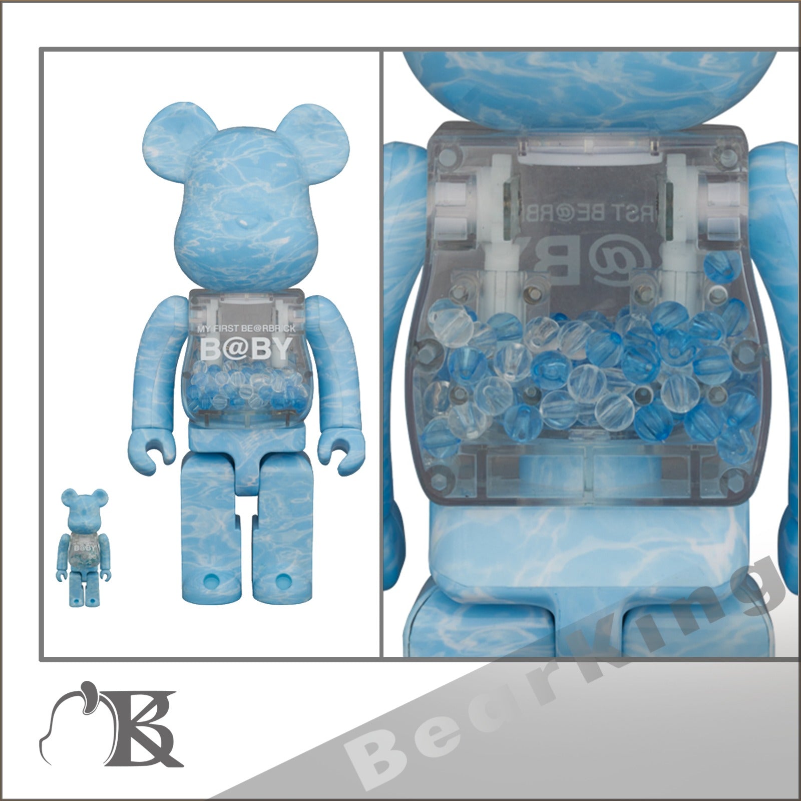 MY FIRST BE@RBRICK B@BY WATER CREST Ver. 100％ & 400％ 千秋baby