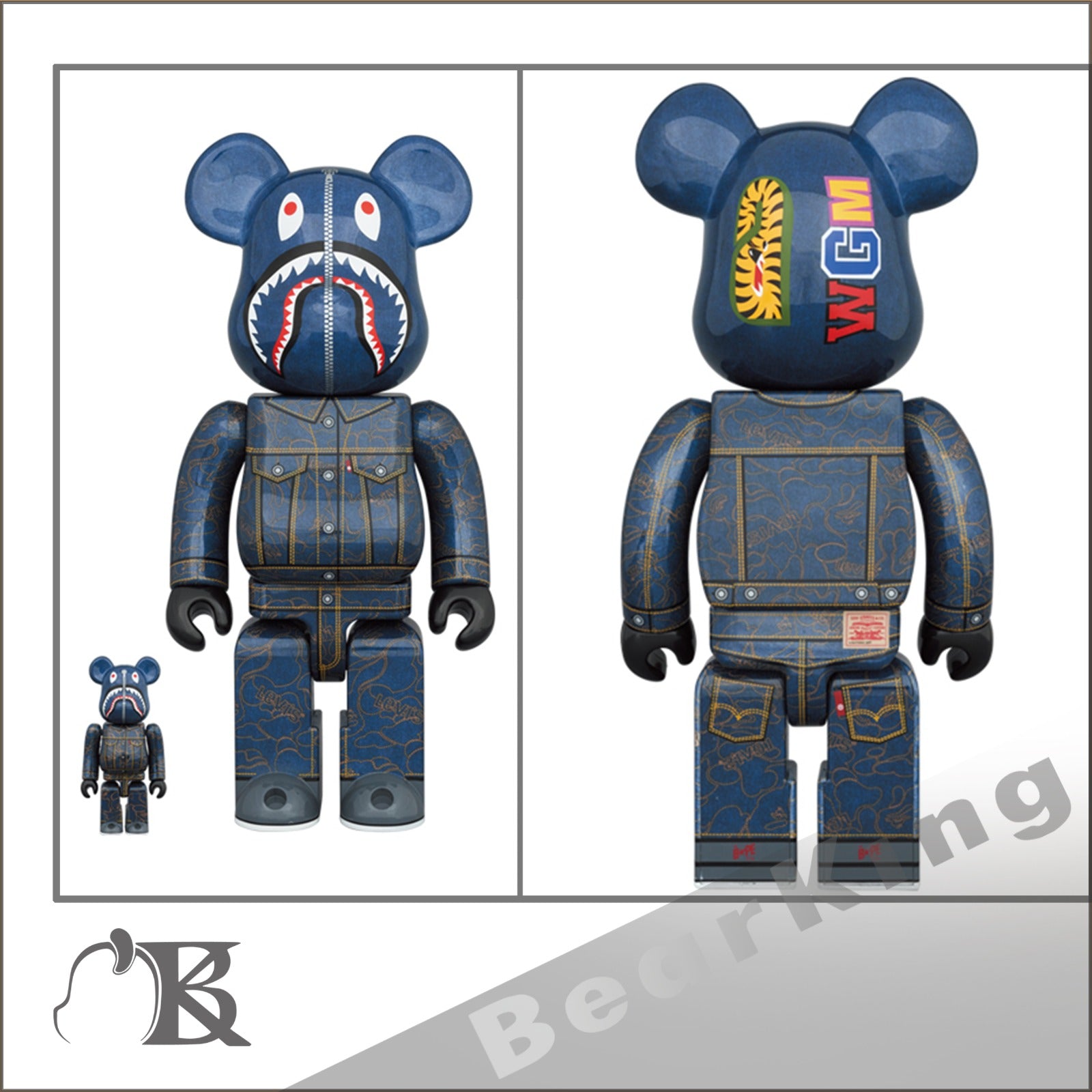 BE@RBRICK BAPE®︎ x Levi's®︎ 100% & 400%ハンドメイド - www ...