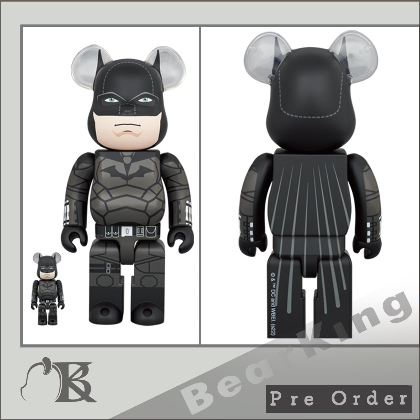 PreOrder 預訂BE@RBRICK UNMASK THE TRUTH THE BATMAN 100% & 400