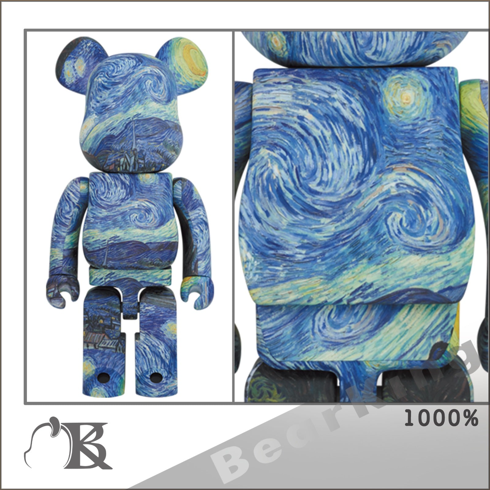 BE@RBRICK 1000% Gogh The Starry Night