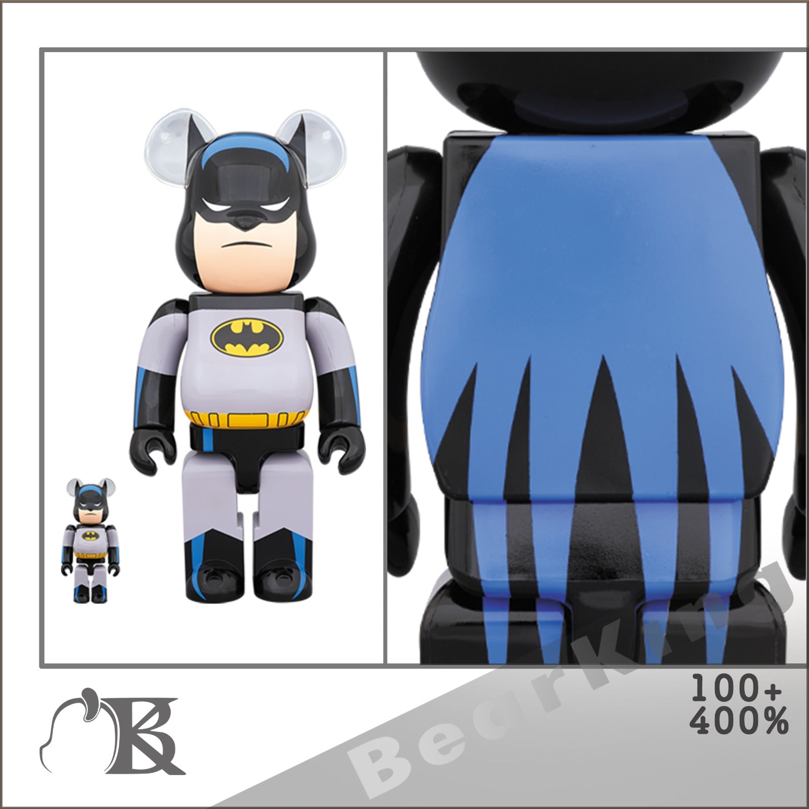 BE@RBRICK BATMAN ANIMATED 100％ & 400％