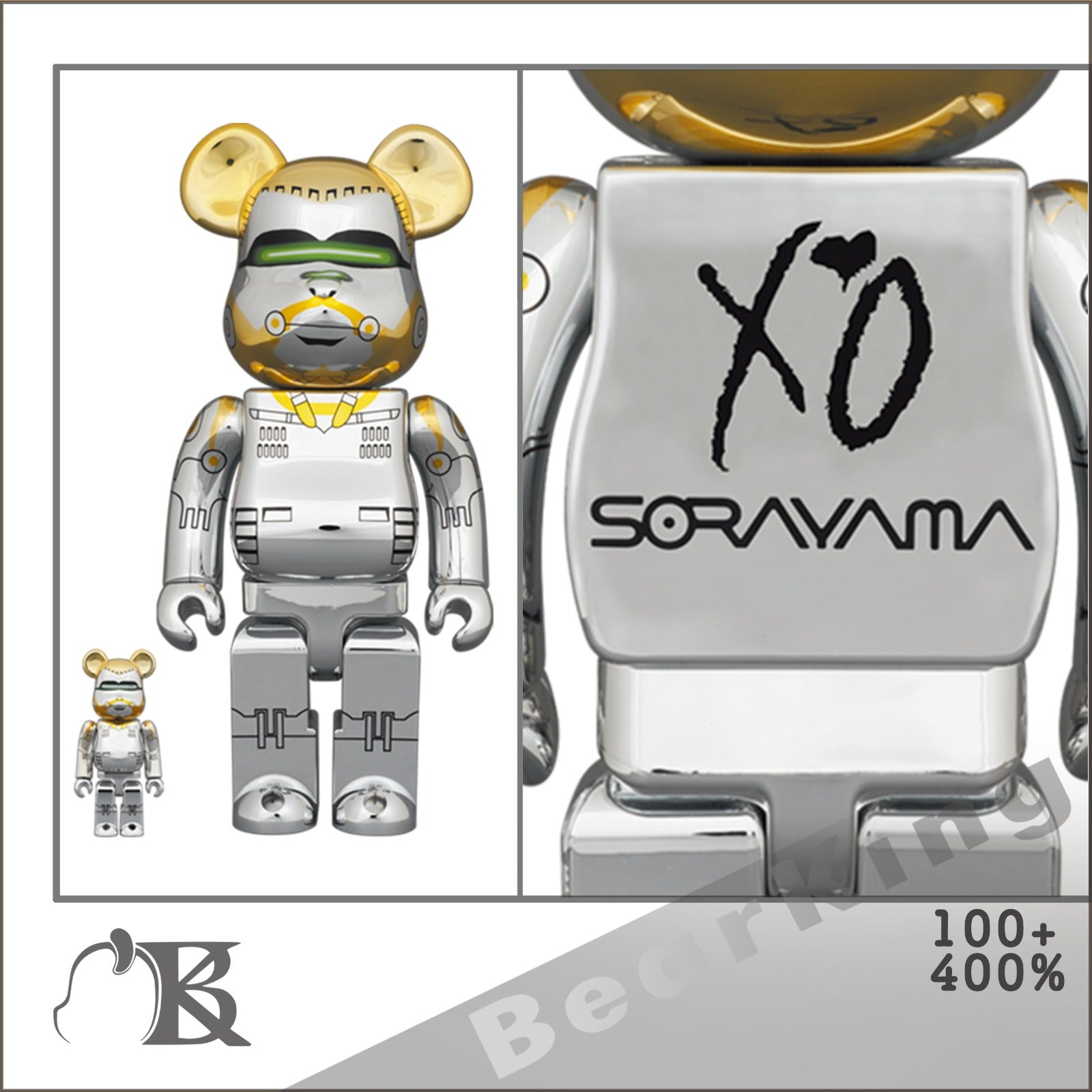 BE@RBRICK SORAYAMA ×THE WEEKND100％ &400％キャラクターグッズ