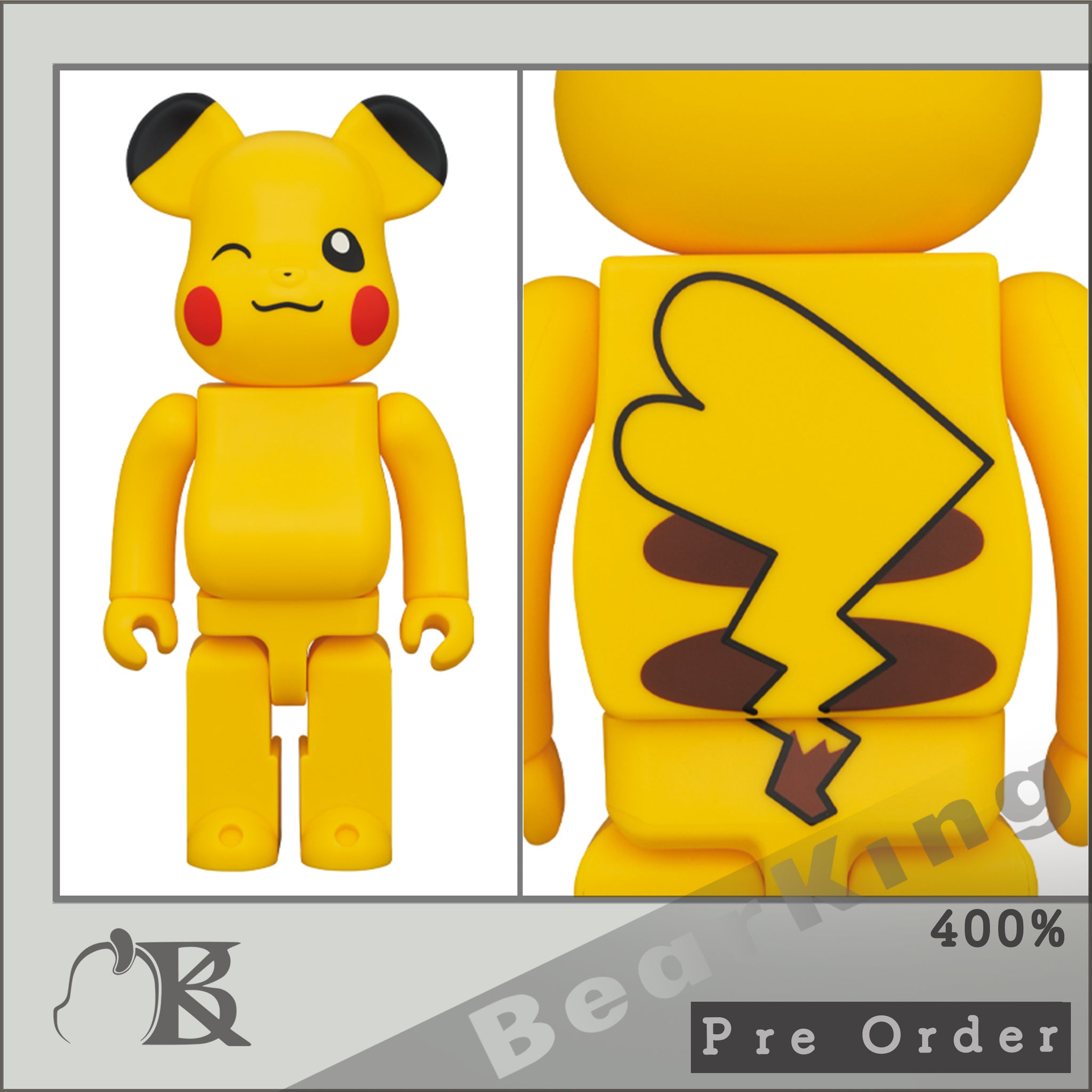 BE@RBRICK ピカチュウ Female Ver. 400％ Pikachu 比卡超