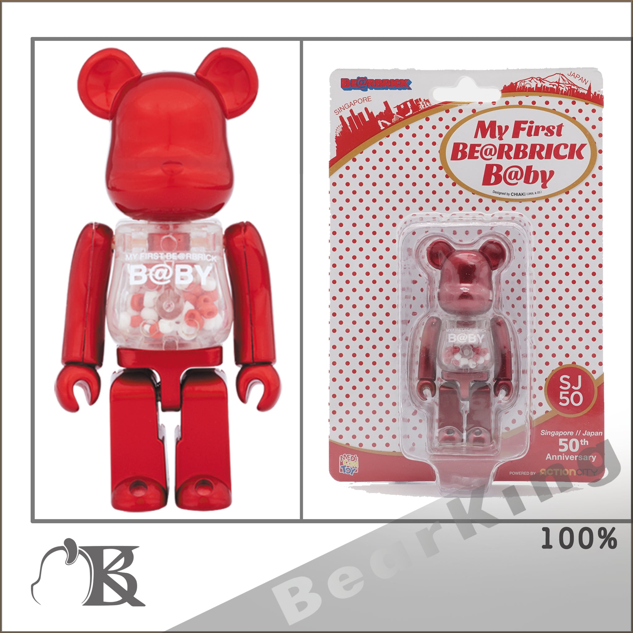 MY FIRST BE@RBRICK B@BY （MCT 15th Anniversary Ver.）100% 千秋Baby 