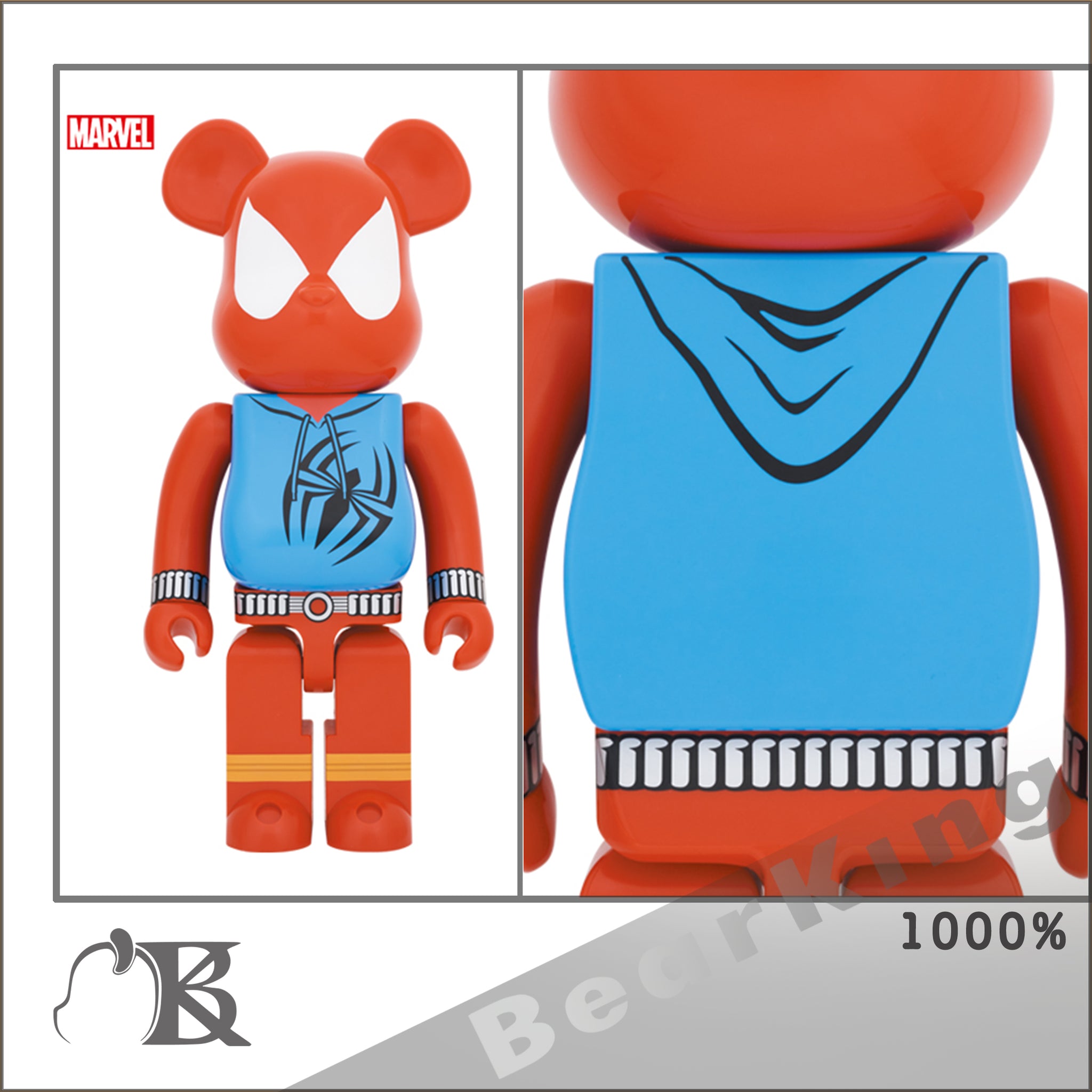 BE@RBRICK SCARLET SPIDER 1000％ Marvel Spiderman