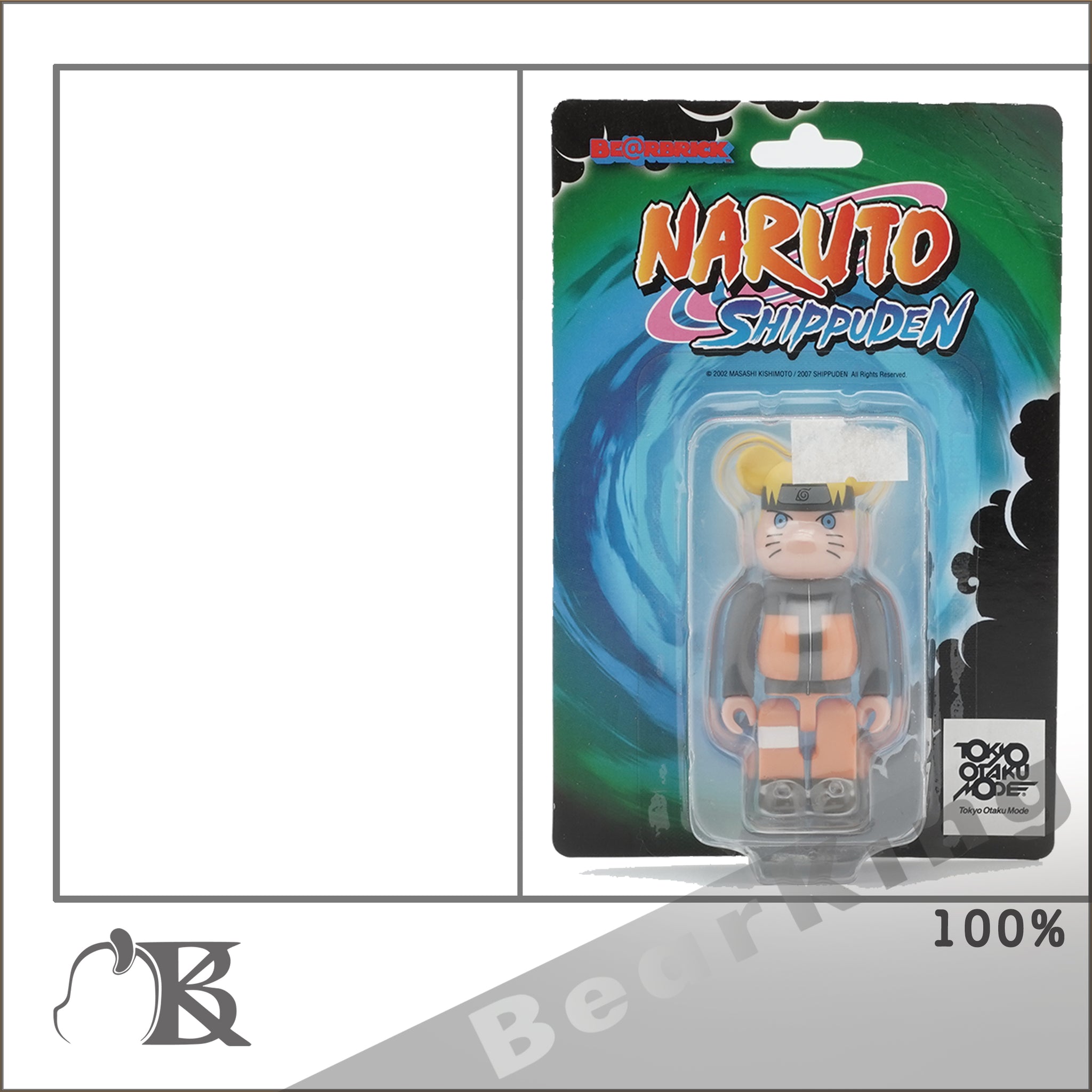 BE@RBRICK Naruto Shippuden 鳴門  火影忍者 100％
