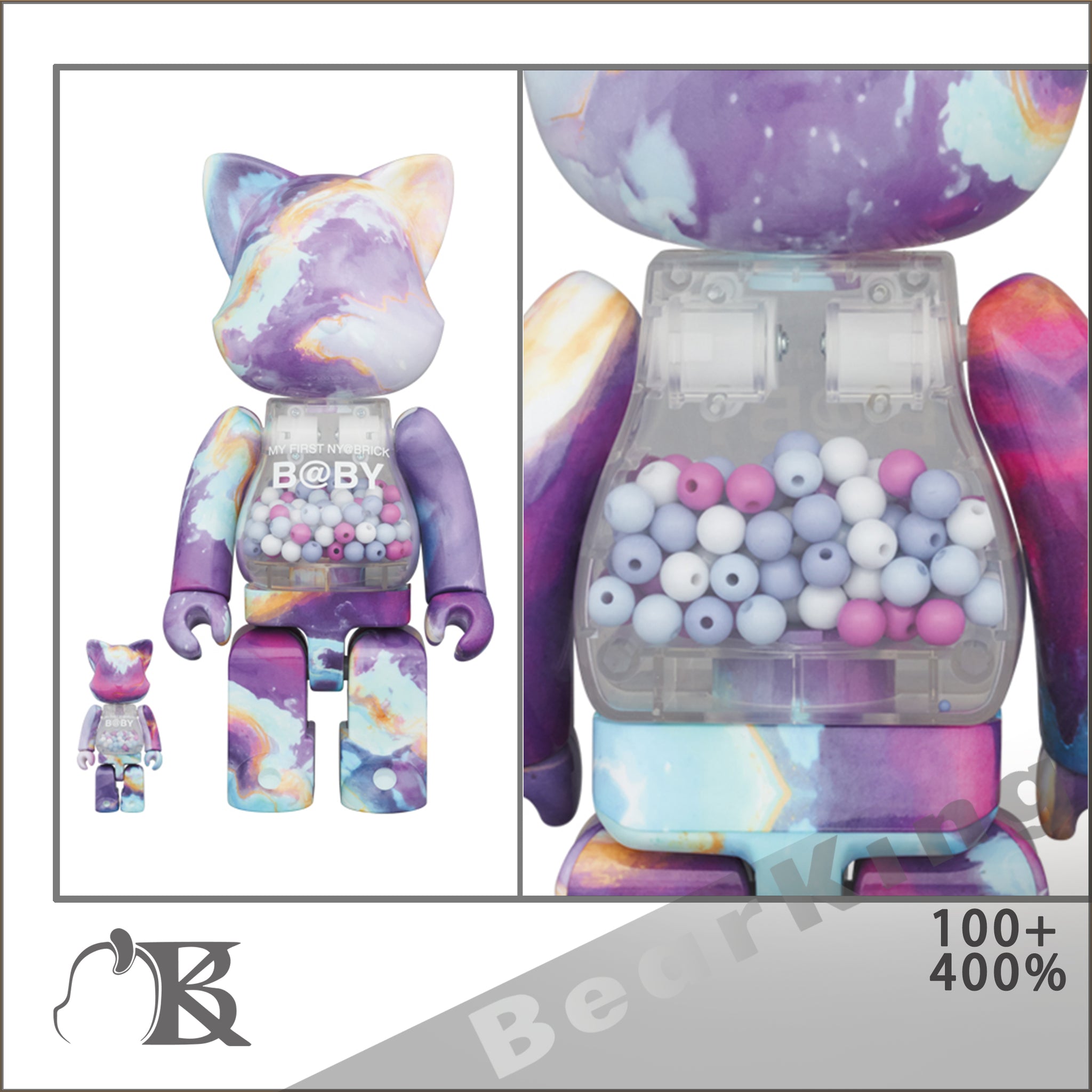 MY FIRST BE@RBRICK B@BY MARBLE Ver. 1000％ 千秋Baby 雲石