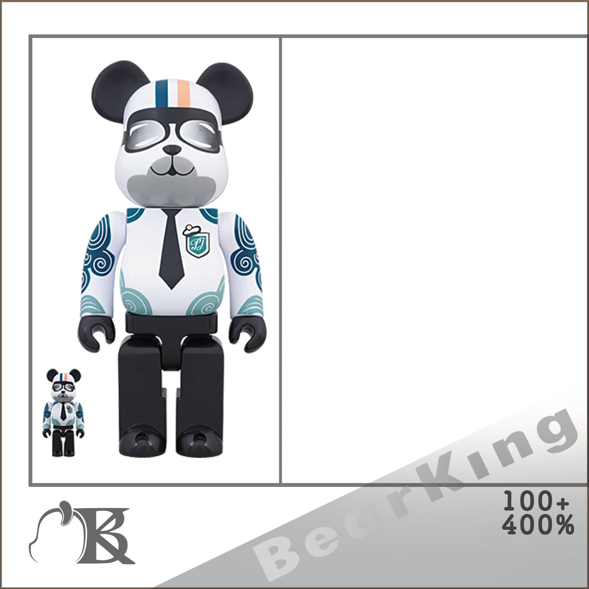 BE@RBRICK 達磨 ペコちゃん／ポコちゃん 100% & 400% 4PICs