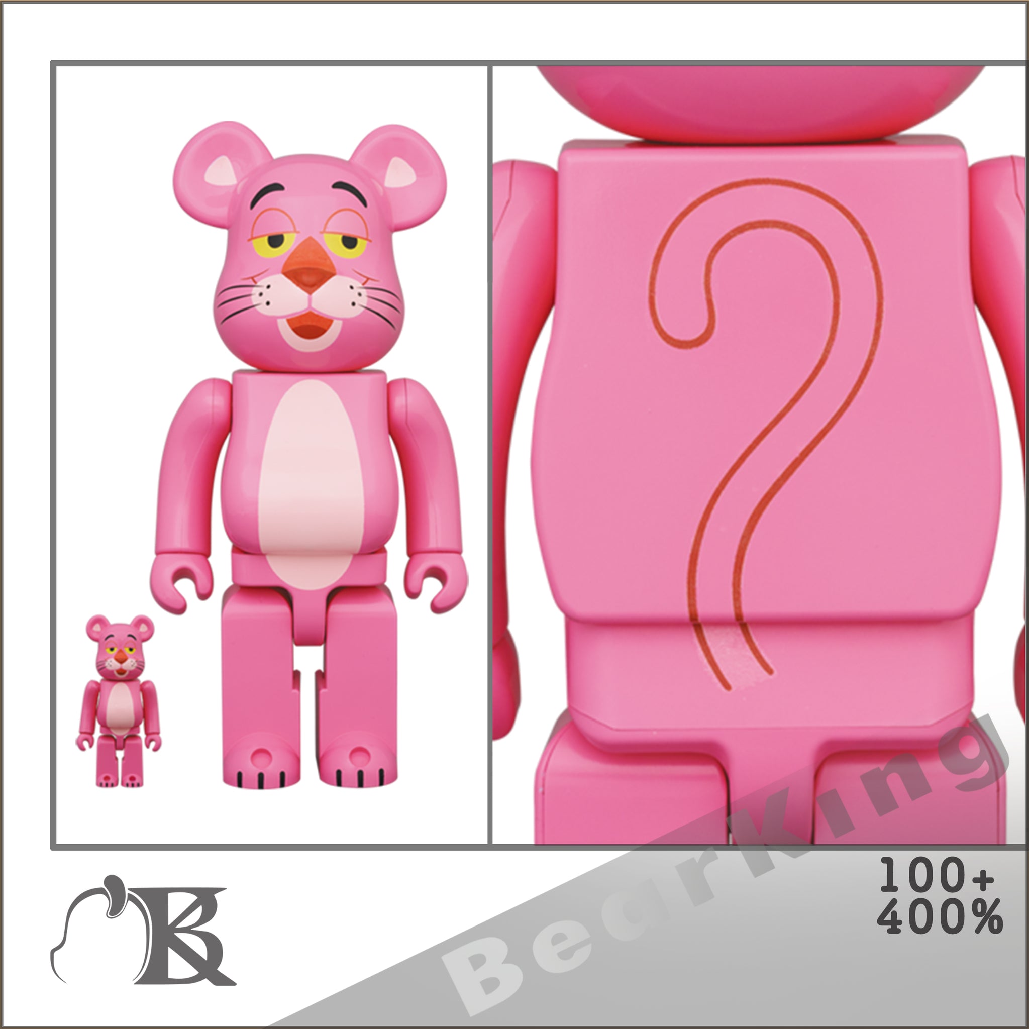 BE@RBRICK Pink Panther 100% & 400% 傻豹