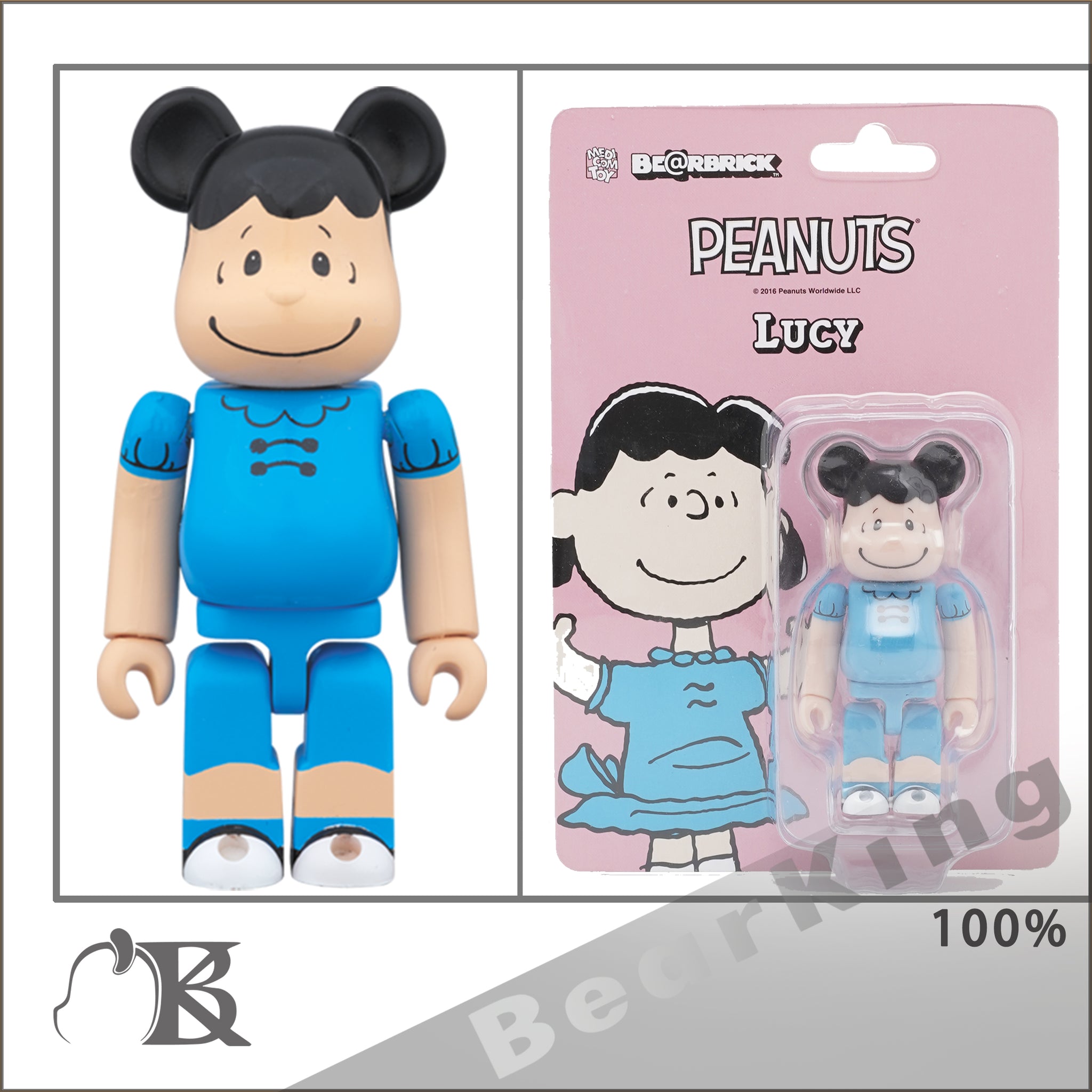 BE@RBRICK LUCY 100％ PEANUTS