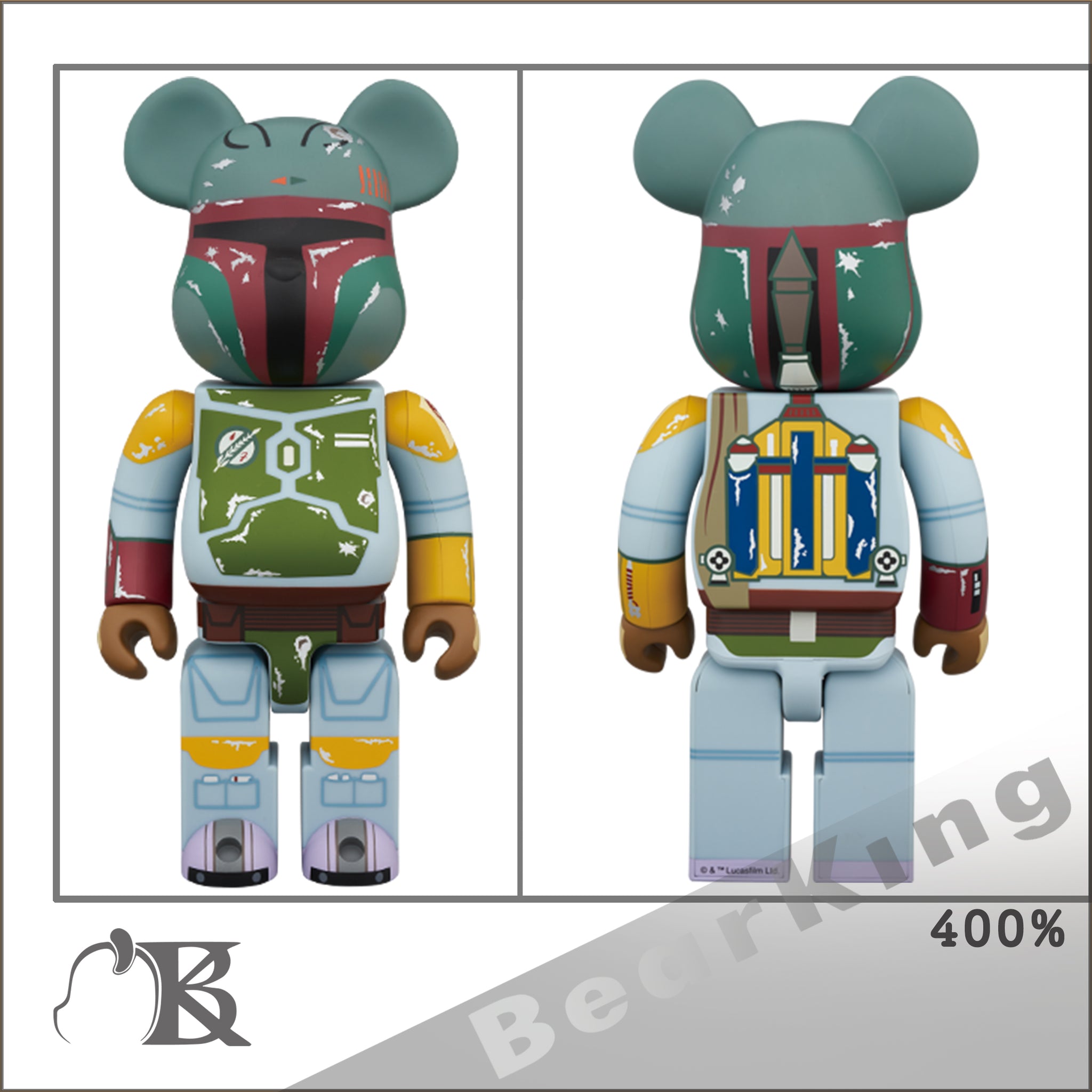 BE@RBRICK BOBA FETT(TM) First Appearance Ver. 400％ STAR WARS