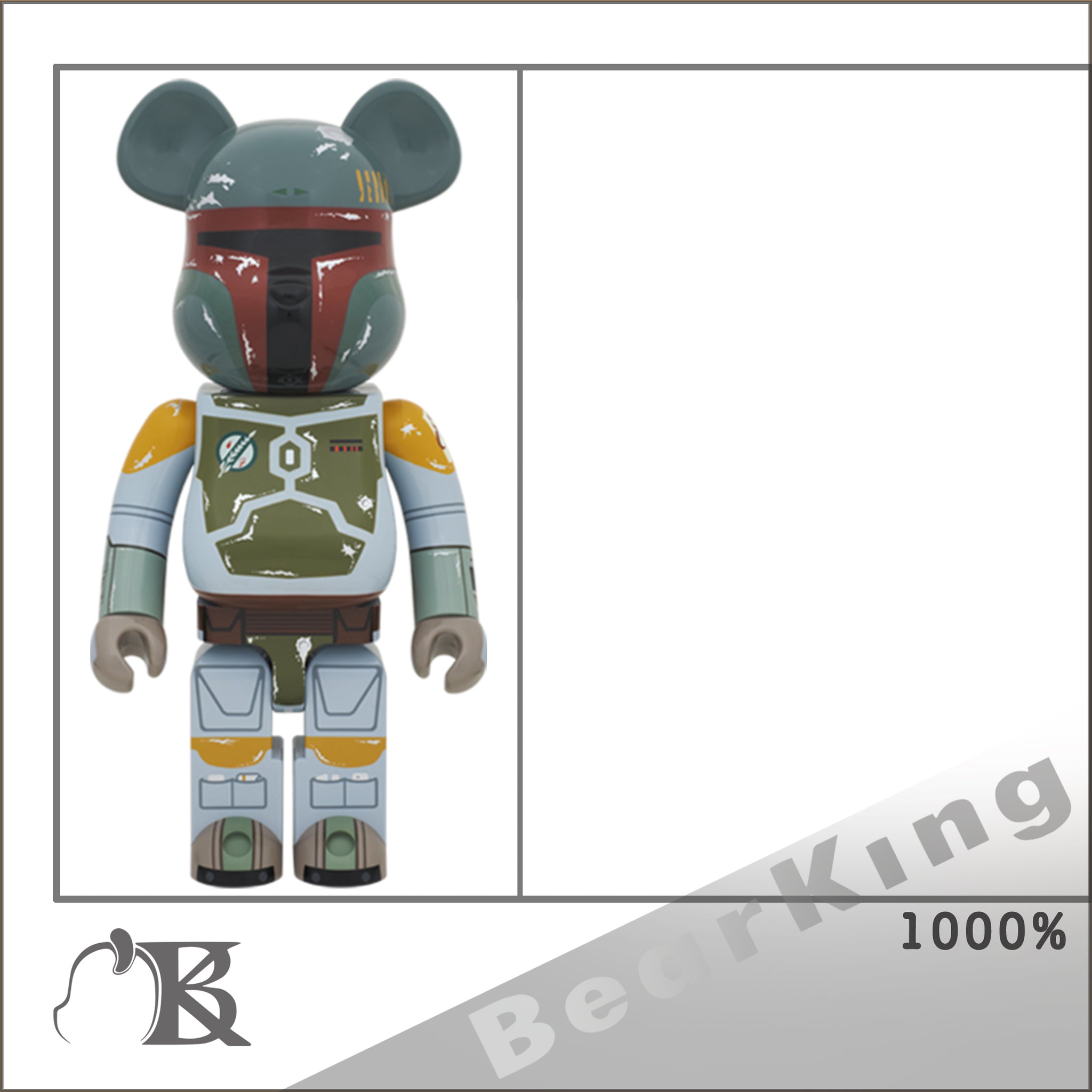 BE@RBRICK BOBA FETT 1000%-