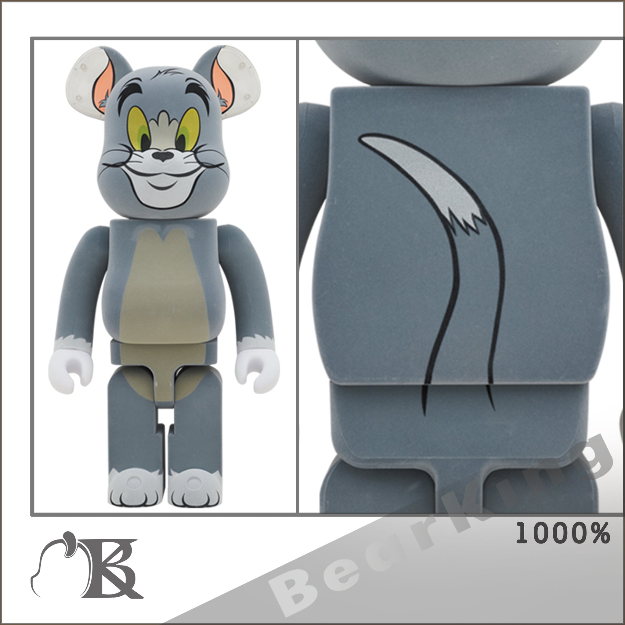 BE@RBRICK TOM AND JERRY フロッキー1000％ SET of 2 Flocky Version