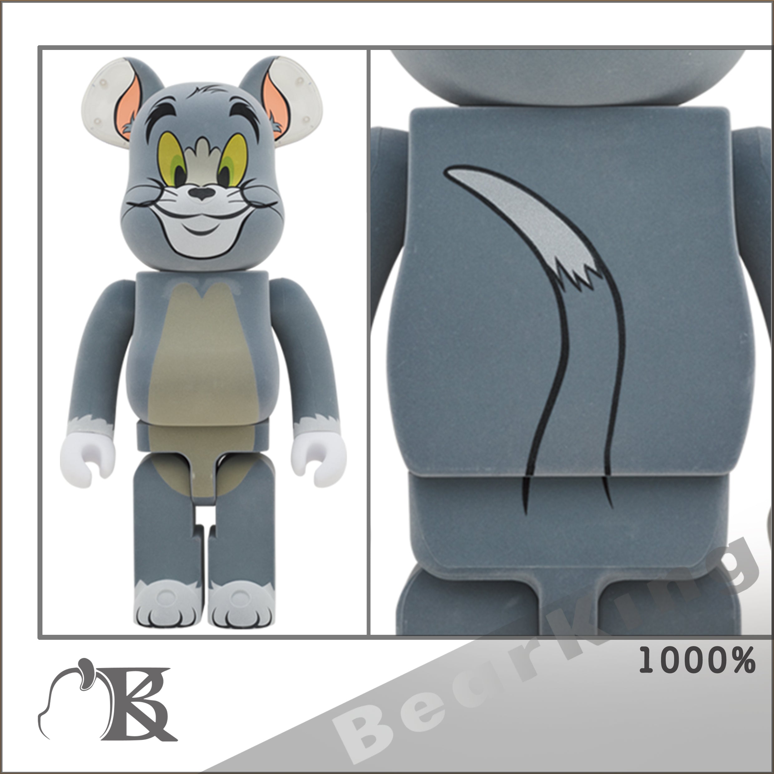 BE@RBRICK TOM & JERRY 売り込み フロッキー Ver. 1000％