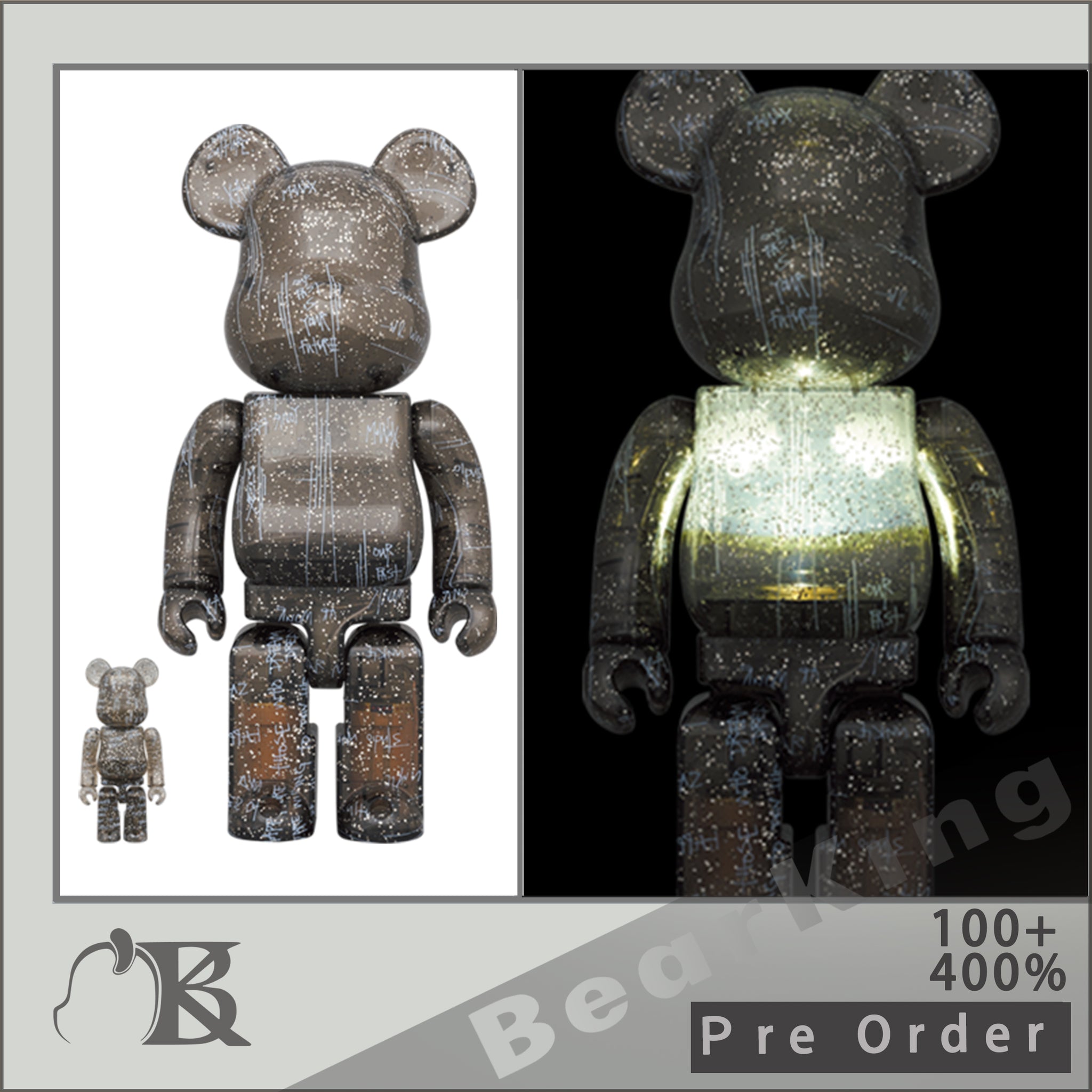 PreOrder 預訂 BE@RBRICK UNKLE × Studio Ar.Mour.100％ & 400％
