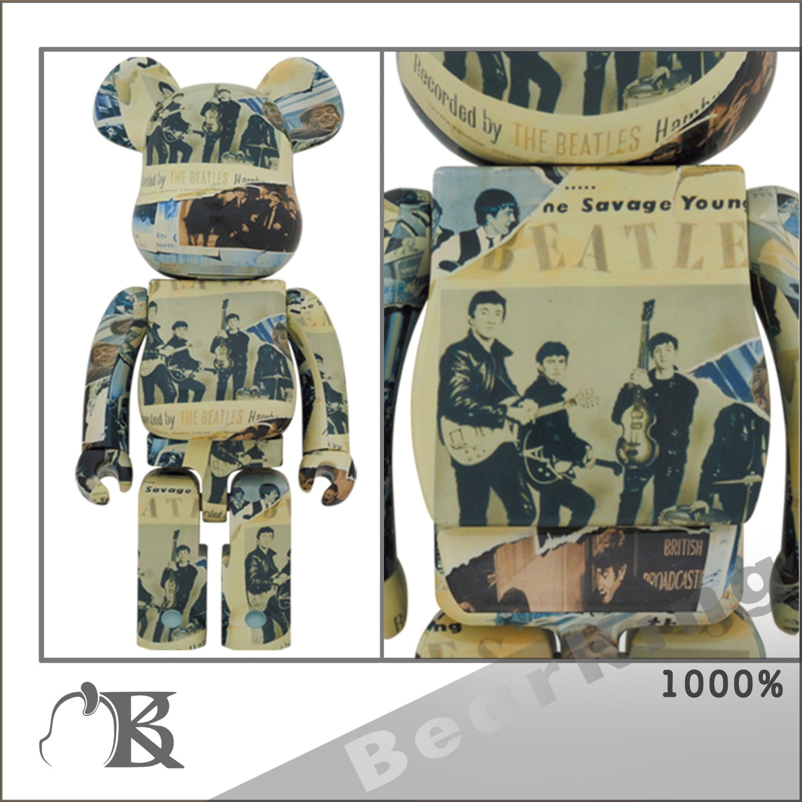 BE@RBRICK The Beatles 'Anthology' 1000％