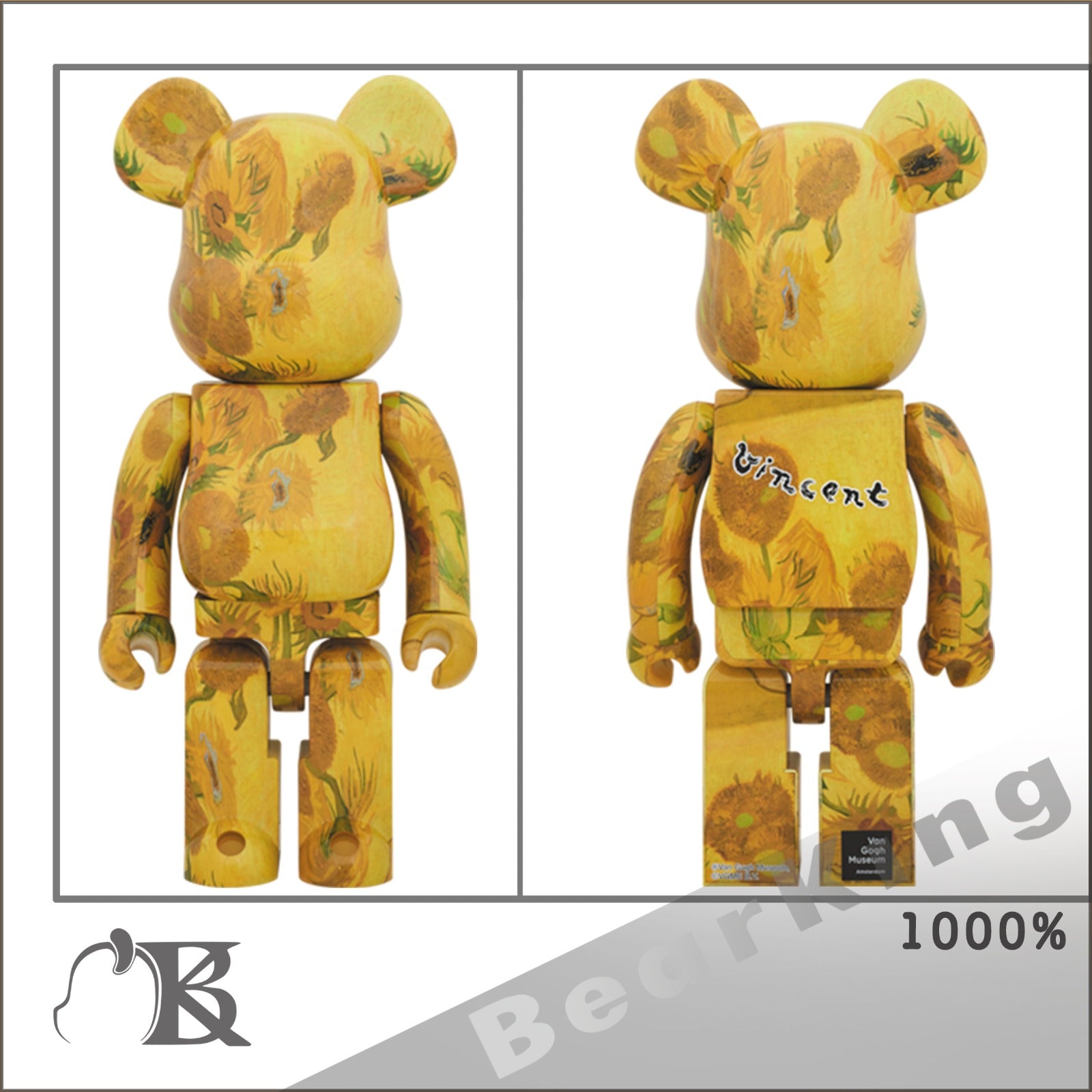 名入れ無料】 BE@RBRICK Van Gogh Museum ベアブリック1000％ | www