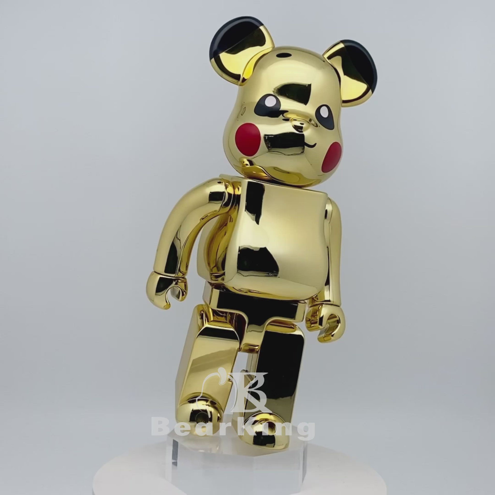 素敵でユニークな BE@RBRICK ピカチュウ GOLD CHROME Ver.100％400